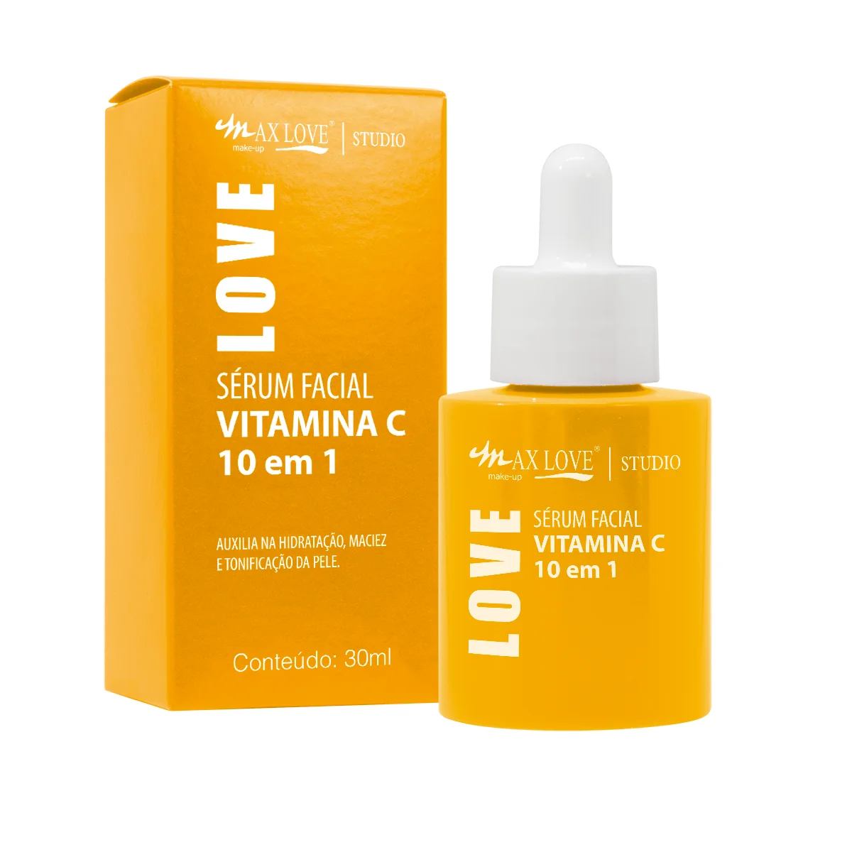 Sérum Facial Vitamina C 10 em 1 Max Love 2
