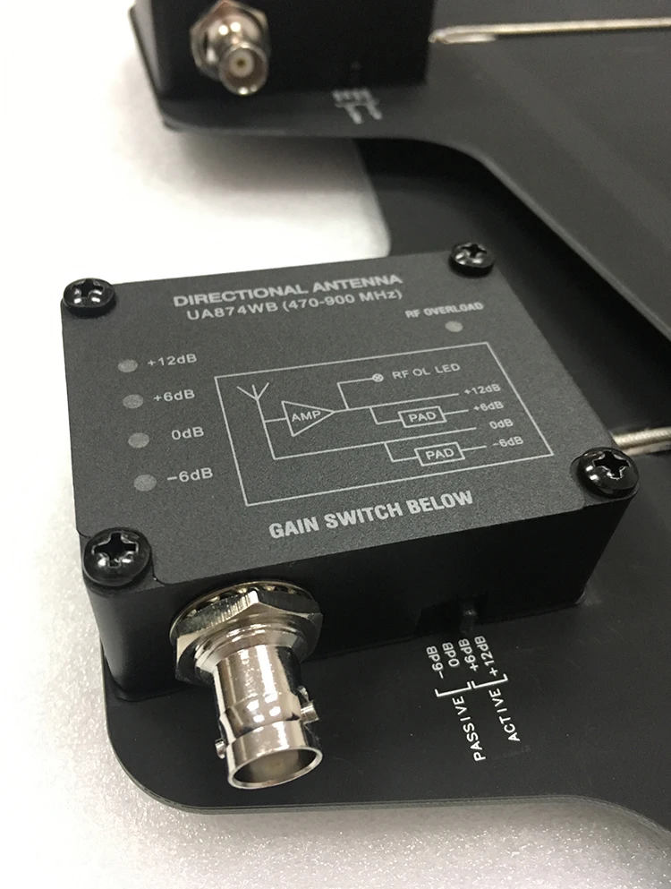 Antenna Distributor System UA845 UA874 490-960MHz Frequency 5 Channel Antena Power Distribution For Shure Wireless Microphone antenna distributor system