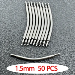 Curved Stainless Steel Watch Strap Connectors - 1.5mm & 1.8mm - 26mm (1.5mm - 50PCS)