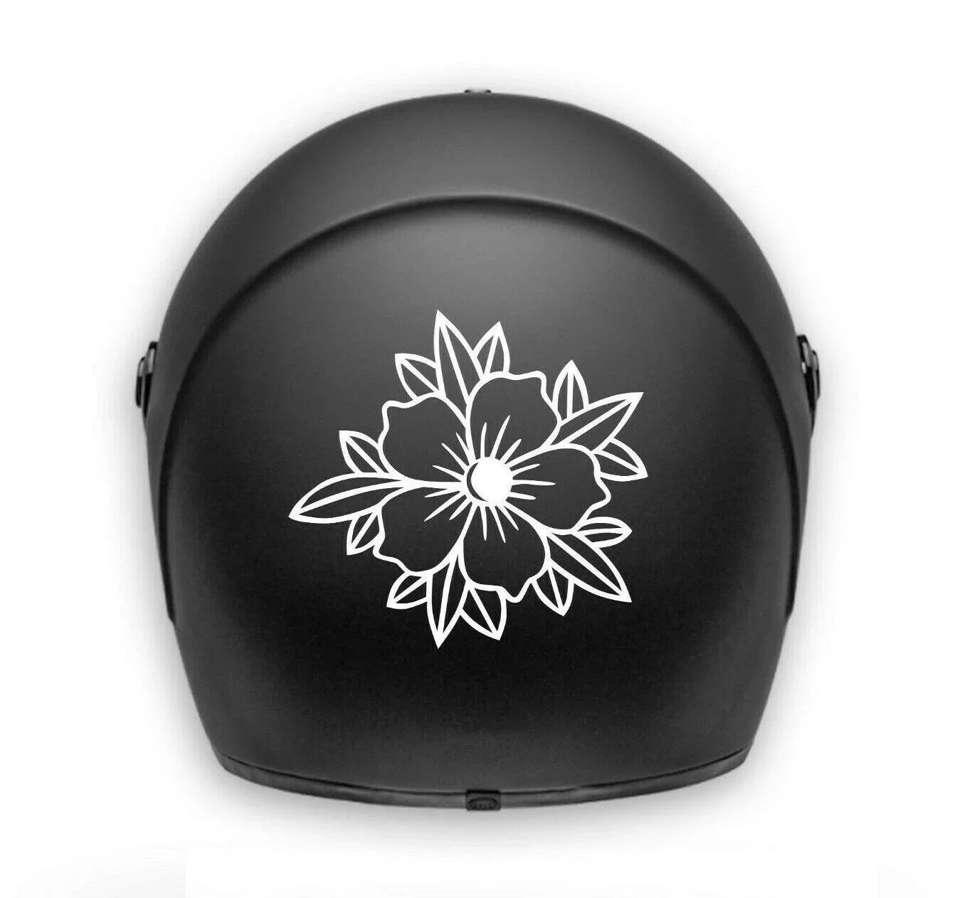 

For Helmet decals motorcycle stickers removable 1X pcs flower