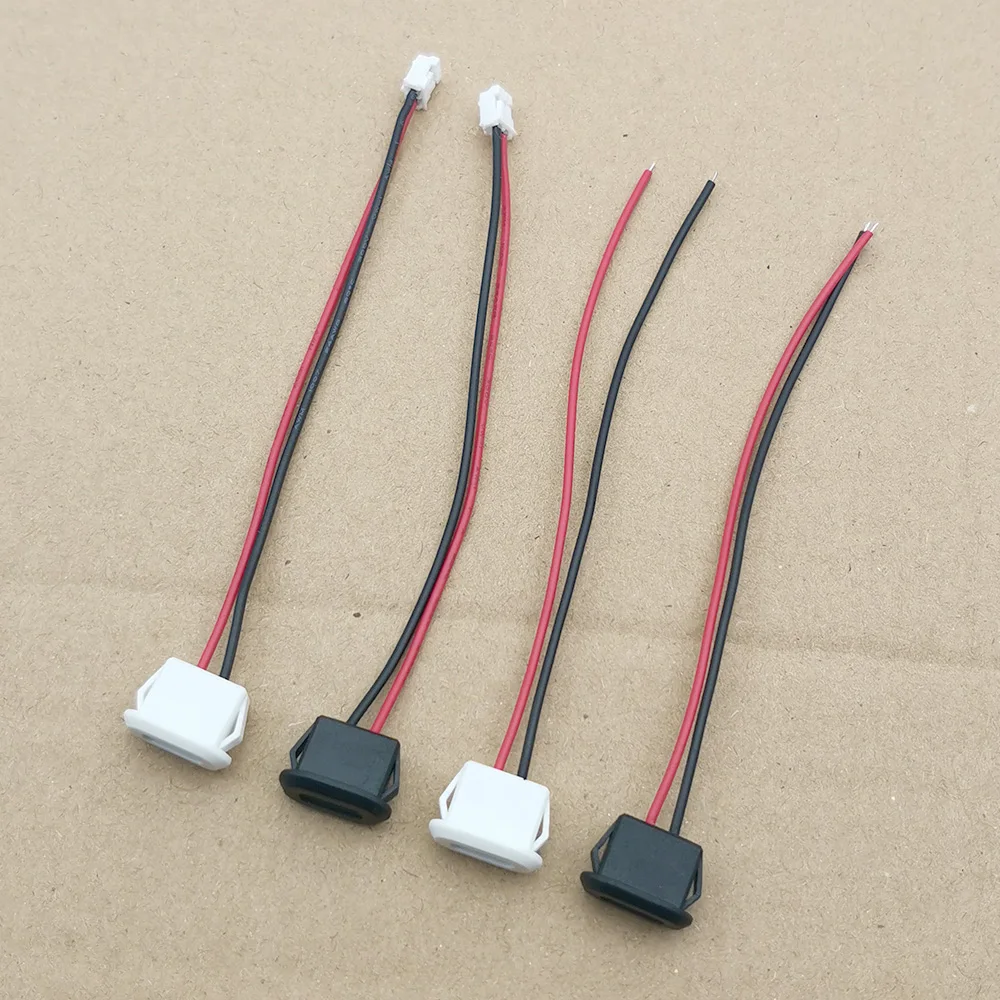 Type C Connector 10pcs USB Type C Female Jack With Card Buckle 3A High Current Fast Charging Jack Port USB-C Charger Plug Socket