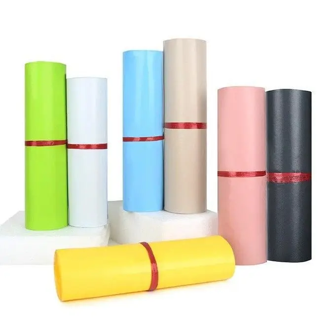 20PCS Courier Bag Envelope Green Packaging Delivery Bag Waterproof Self Adhesive Seal Pouch Mailing Bags Plastic Transport