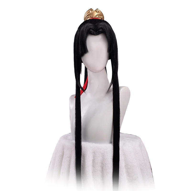 Anime MoDaoZuShi MDZS Cosplay Jin Ling Grandmaster Of Demonic Cultivation Cosplay Wig Chinese Fan Prop Halloween