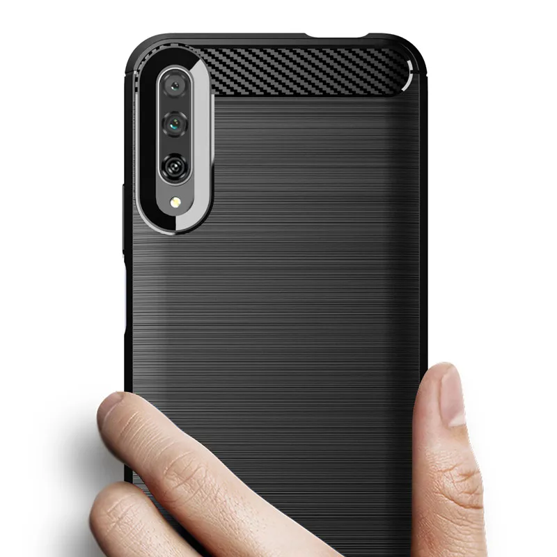 Soft Armor Matte Shockproof Silicone Phone Case with Textured Design