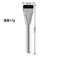 Pinceau de fond de teint Ultra fin, léger et fin, pour Contour du visage, plat, mélange de fond de teint, crème, pinceaux de maquillage 5