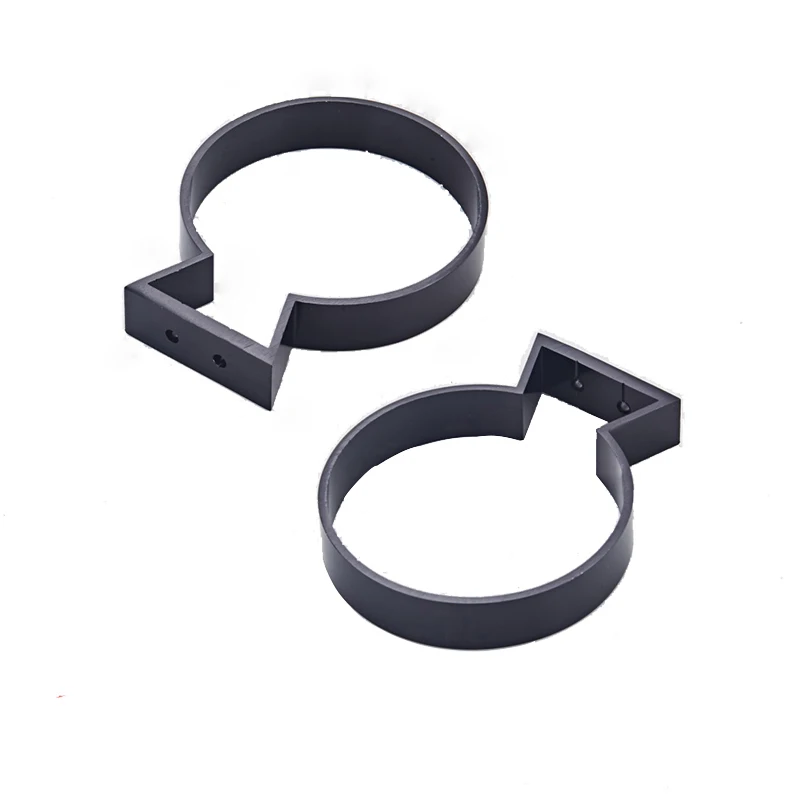 Nail Free Bathroom Accessories Wall Mounted Black Space Aluminum Bathroom Toilet Brush Holder Toilet Cleaning bathroom accessories toilet brush holder