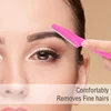 12 Pcs Mix Color Eyebrow Razor Women Face And Body Safe Trimmer Hair Shaver Eye Brow Remover With Cover Small Makeup Tools Set 3