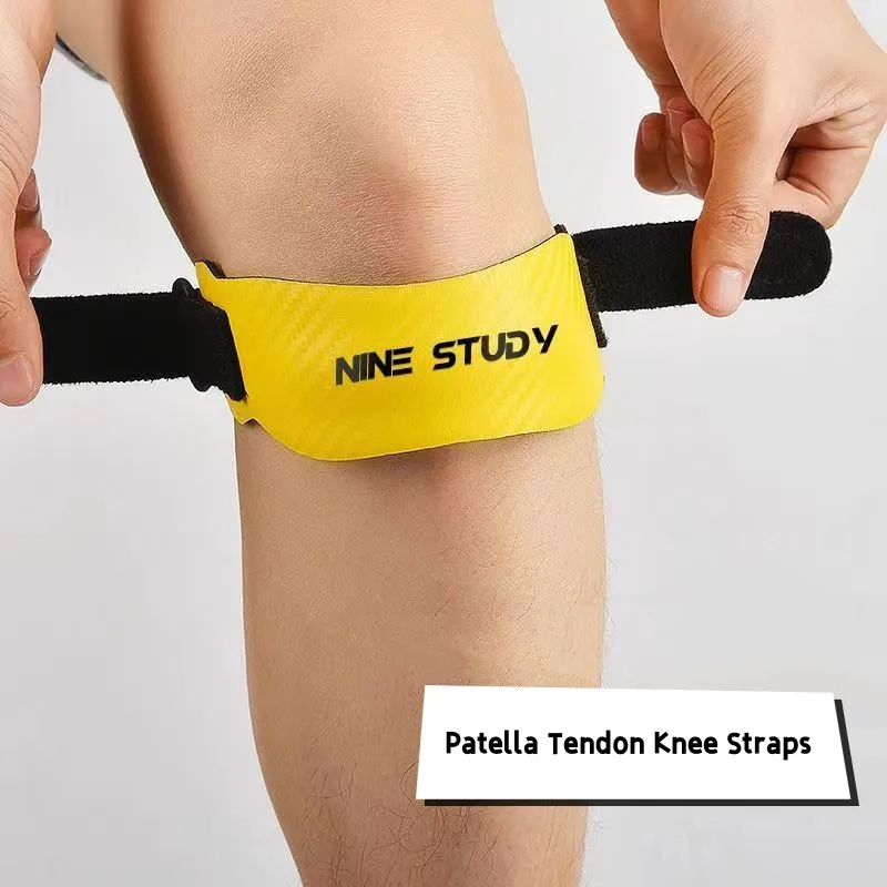 Patella knee strap adjustable knee brace patellar tendon stabilizer support band for soccer basketball running jumper gym squat knee brace patellar band