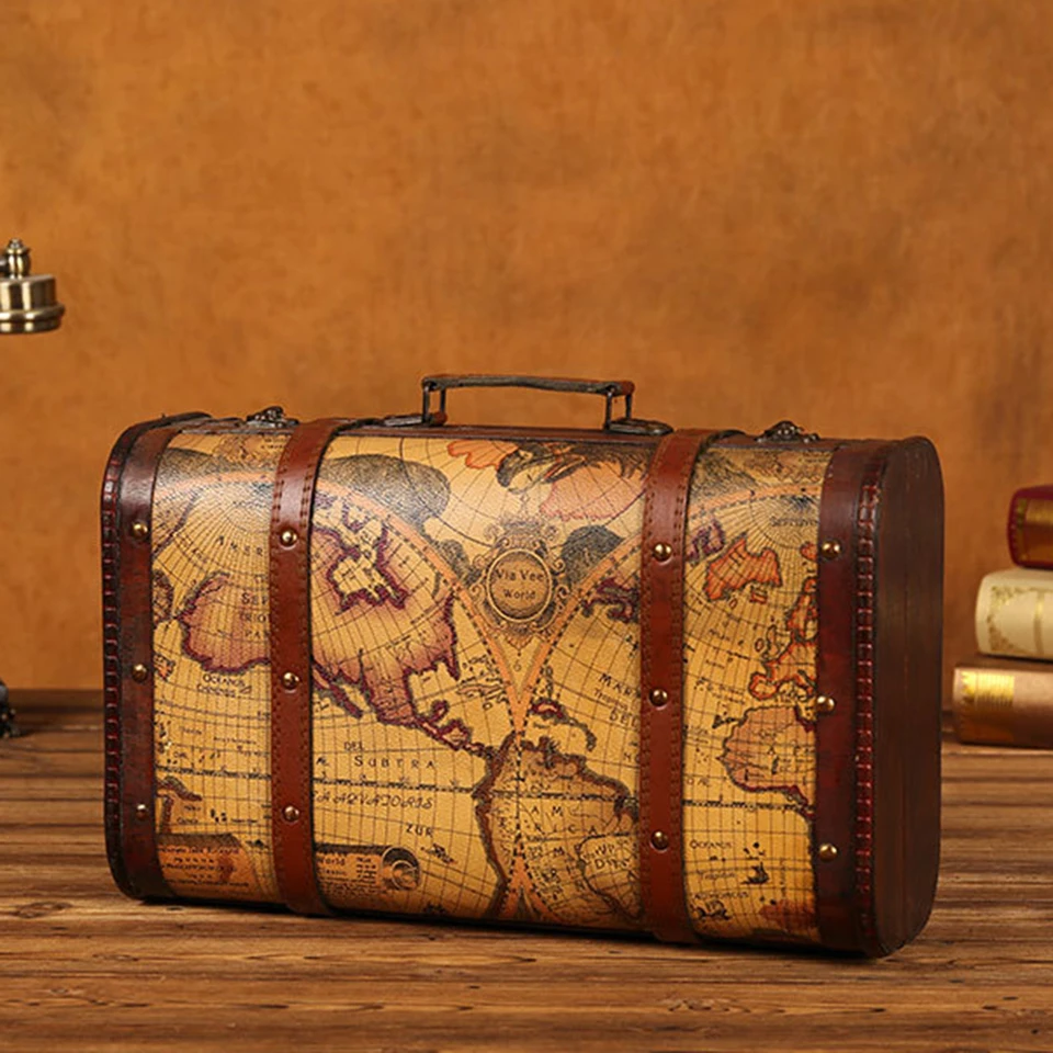 Valise Bois Wakects Bou00eete De Rangement En Bois Valise