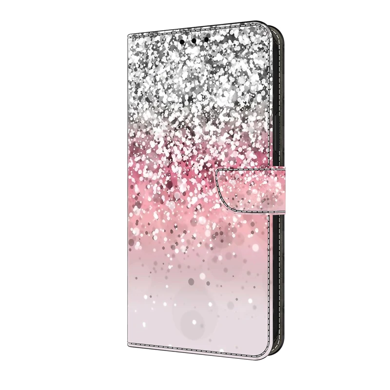 Elegant Flip Leather Wallet Case with 3D Flower Pattern for Motorola - Multiple Year Compatibility