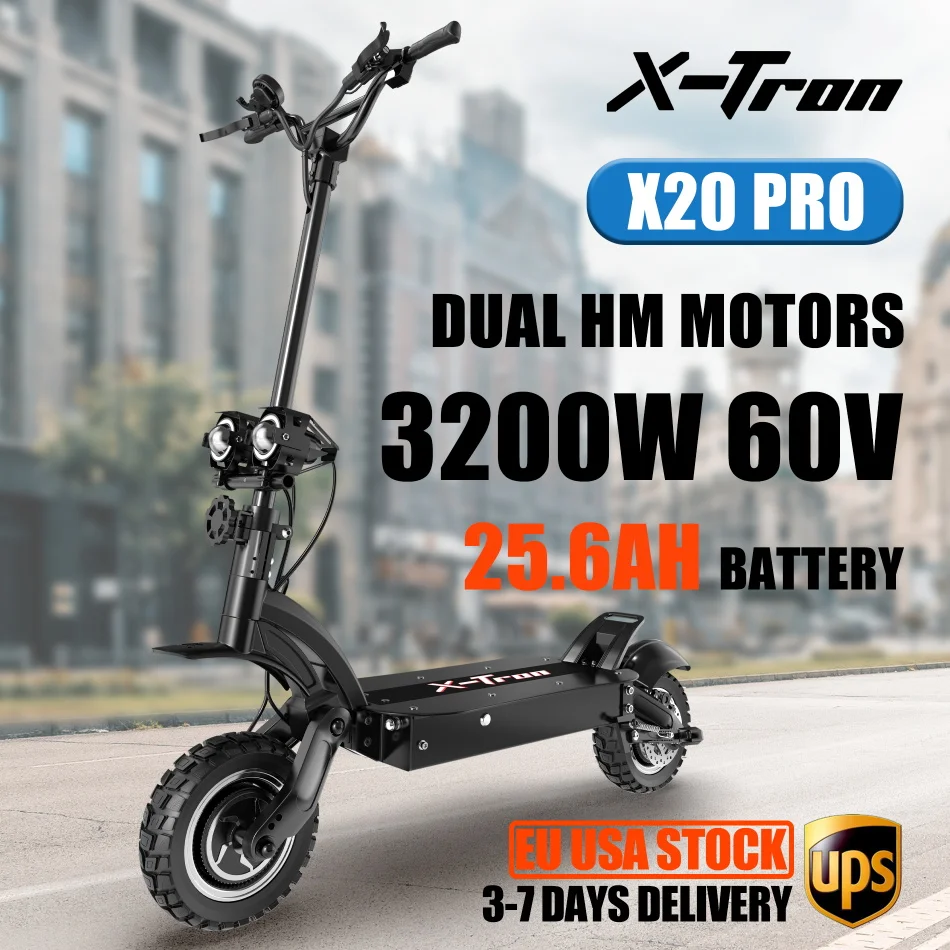 Tanie X-Tron X20Pro, potężna hulajnoga elektryczna, składana hulajnoga elektryczna 70 km/h, akumulator 25,6