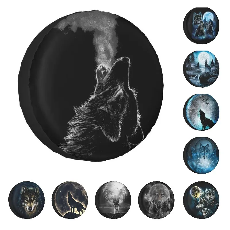 

Черный чехол для автомобильного колеса Jeep Wrangler Animal 4WD 4x4 RV 14 "15" 16 "17"