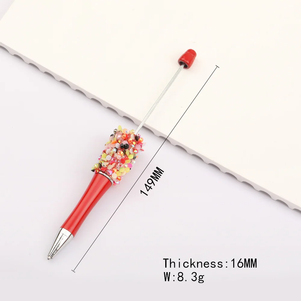 Cordial Design 30Pcs 16*149MM Jewelry Findings & Components/Beadable Pen Findings/Cute Plastic Pens/DIY Beaded Pen Accessories - cordial