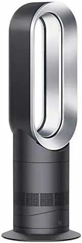 AM09 Hot + Cool Ceramic Fan Heater - Black/Iron 2