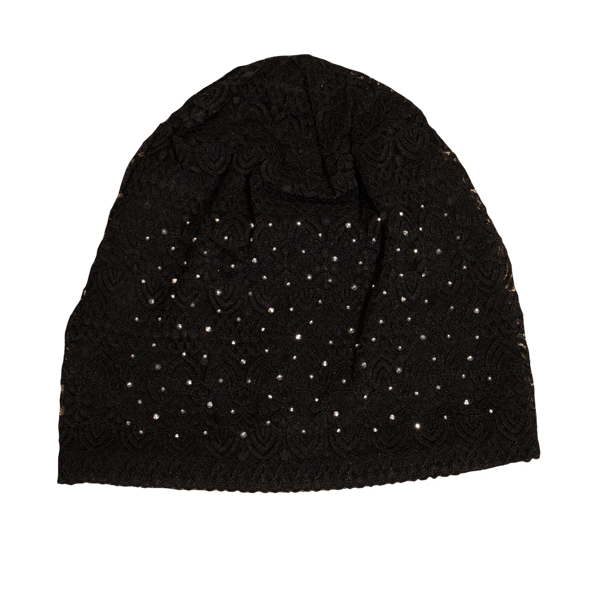 Damen Mode Spitzen-Mützen Strass-Blumen Spitze Atmungsaktive Frühling-Sommer Beanie-Kappen – Detail 13
