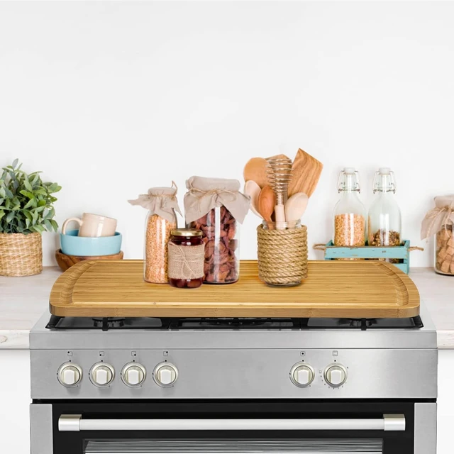 Cutting Board Over Stove