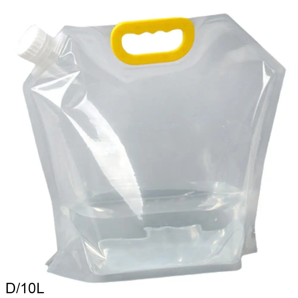 2.5L/5L/10L 접이식 물주머니, 캠핑 및 하이킹용 휴대용 물통, BPA 프리 두꺼운 대용량 저장용기