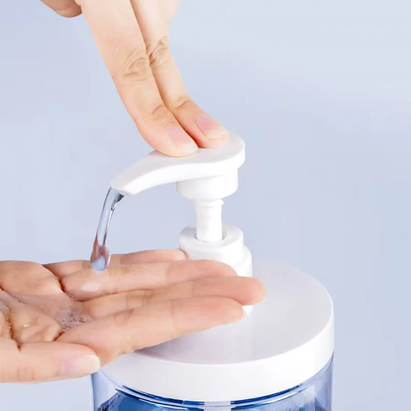 Premium Refillable Wide Mouth Pump Bottle Dispenser for Travel and Shower Soap Storage (500/1000ml)