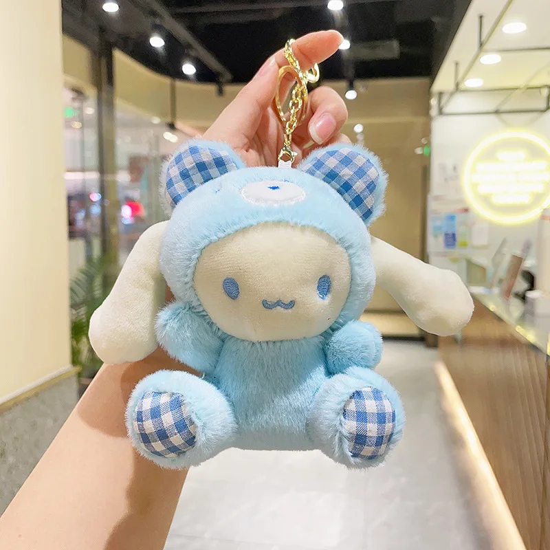 Plush Keychain Key Chain Plush Toy Sanrio Kuromi Cinnamoroll My Melody