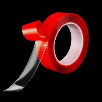 3M Car Strong Double Sided Adhesive Stickers Tape Nano Transparent Reusable Waterproof Auto Tape Clean Tools Car Protect Sticker