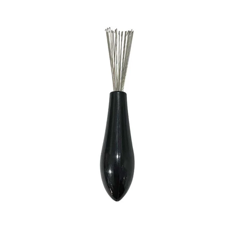Dual-Purpose Hairbrush Cleaning Tool with Ergonomic Handle