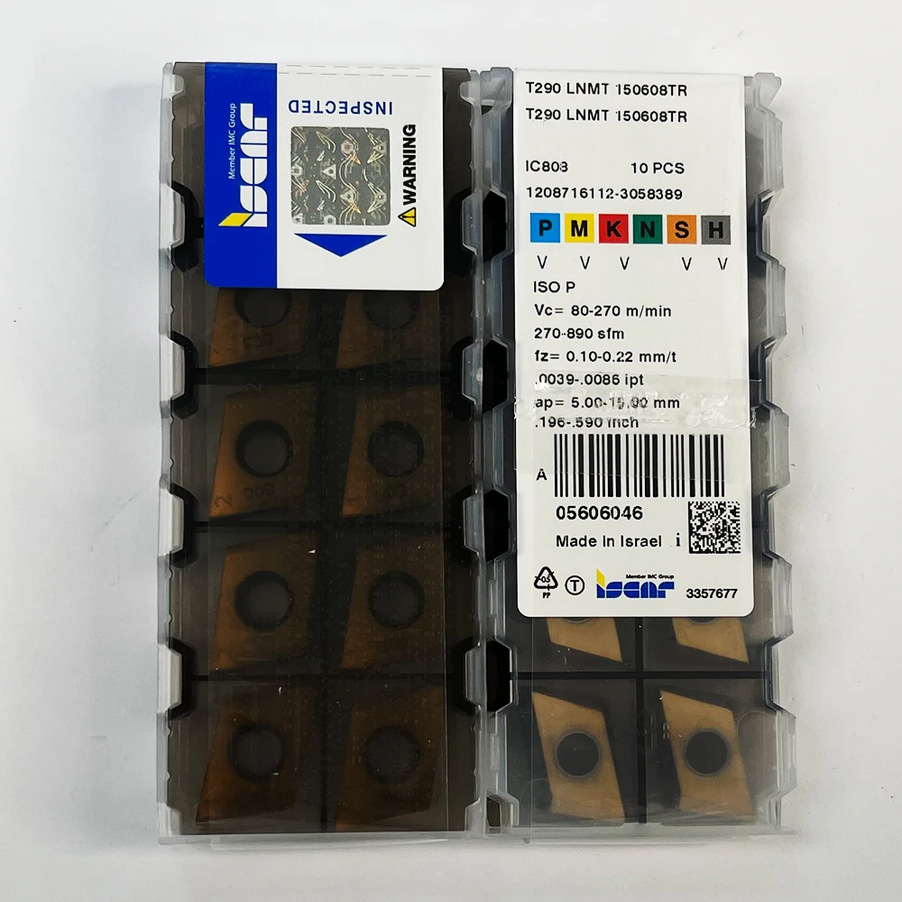 

HUAZHICHUN 10pcs T290 LNMT 150608TR Carbide Insert lathe tools Turning Tool high quality Cutting tool CNC Indexable Milling inse