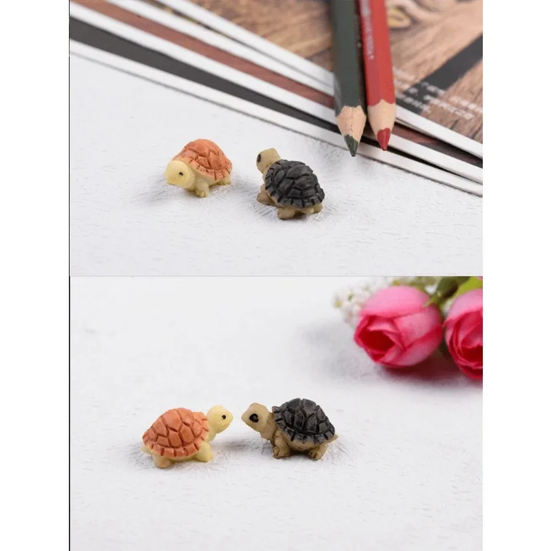 Fish Tank Decoration Simulation Turtle Aquarium Accessories Resin Tortoise 2pcs/set fish tank ornaments fish tank decorations aquarium ornaments