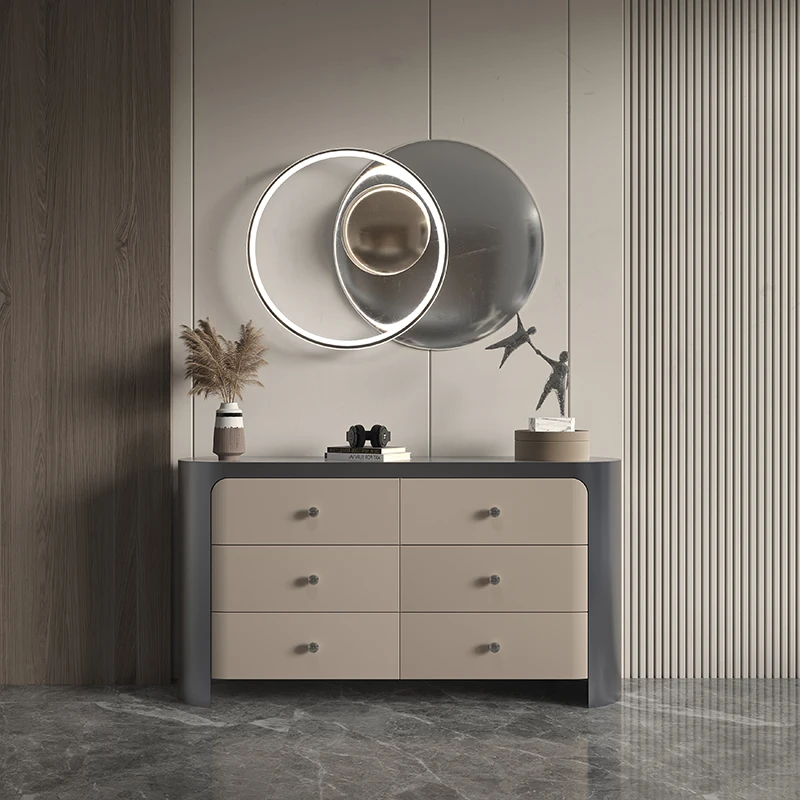 

Роскошный шкаф для крыльца, современный минималистичный шкаф с шестью ведрами для гостиной, настенный шкаф для хранения, мраморный шкаф для хранения с тремя ведрами