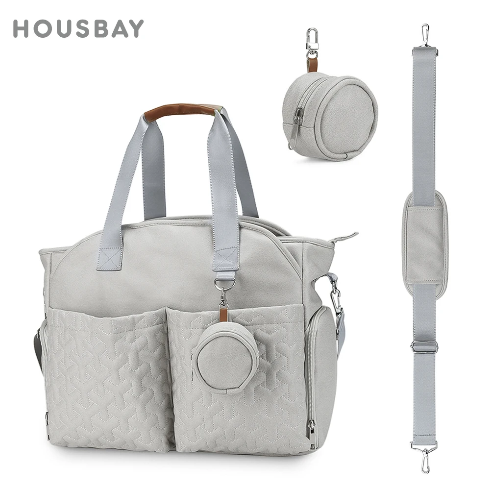 Baby Diaper Bag On Stroller Outdoor Travel Handbag With Pacifier Bag