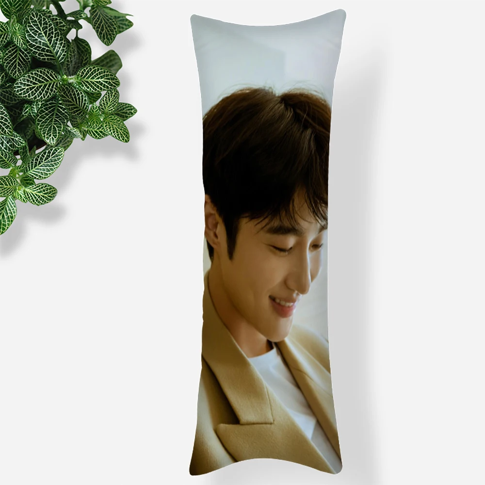 변우석 베갯잇 프린트 새틴 원단 베개 커버, 직사각형 지퍼, 카와이 바디 커버, WJY8.2, 직송