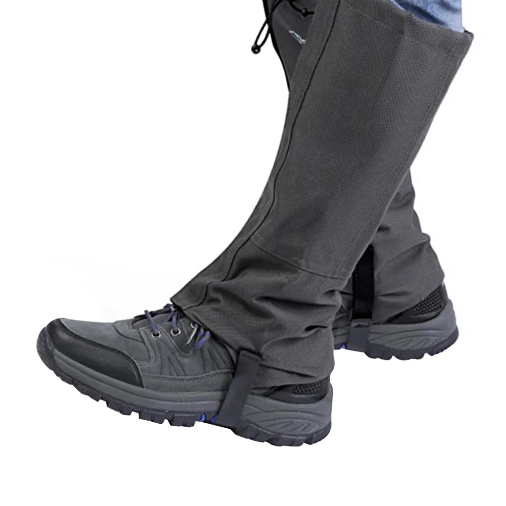 

Waterproof Outdoor Hiking Walking Climbing Hunting Snow Legging Gaiters - Size S(Deep Grey)