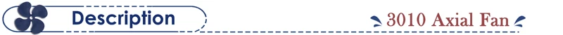 GDSTIME 3010 Lüfter 24V Kugellager Bürstenloser Lüfter 30x10MM 12V 5V Kühllüfter 30MM Mikrolüfter für Autolampe, 3D-Drucker-Kühlung – Detail 1