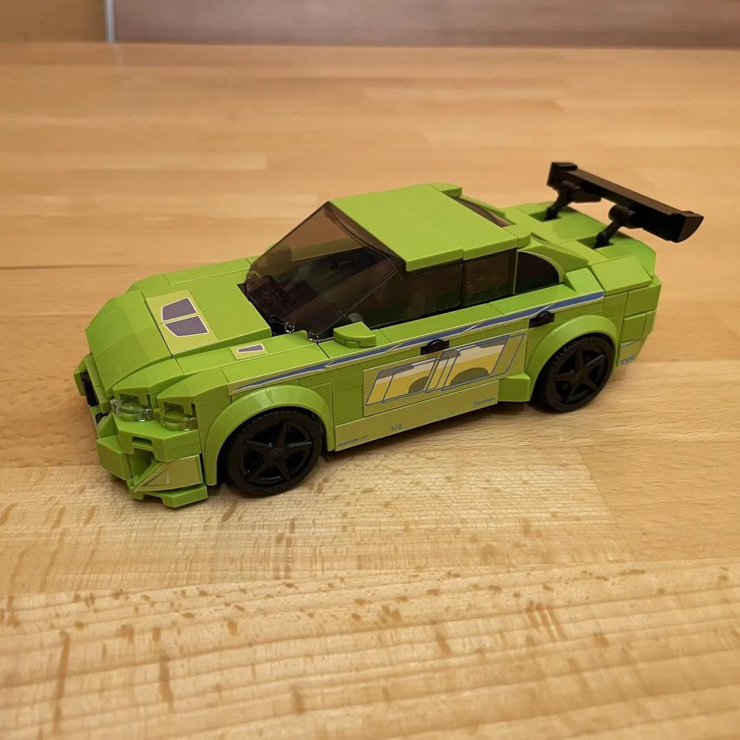 285PCS MOC Champion serie Lancer Evolution VII Bausteine Montage Modell Klassische racing spielzeug ziegel kinder geburtstag geschenk – Detail 8