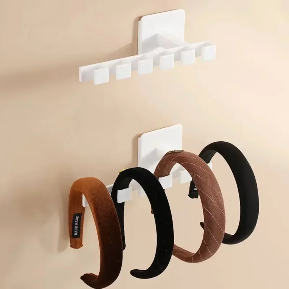 Hat Storage Rack Storage Rack Hanging Storage Rack Wall Mounted Organizer 6 Hooks Hat Holder Shaped Baseball Cap Storage Rack Wall Mount Belt Multifunctional Storage Without Punching Hook