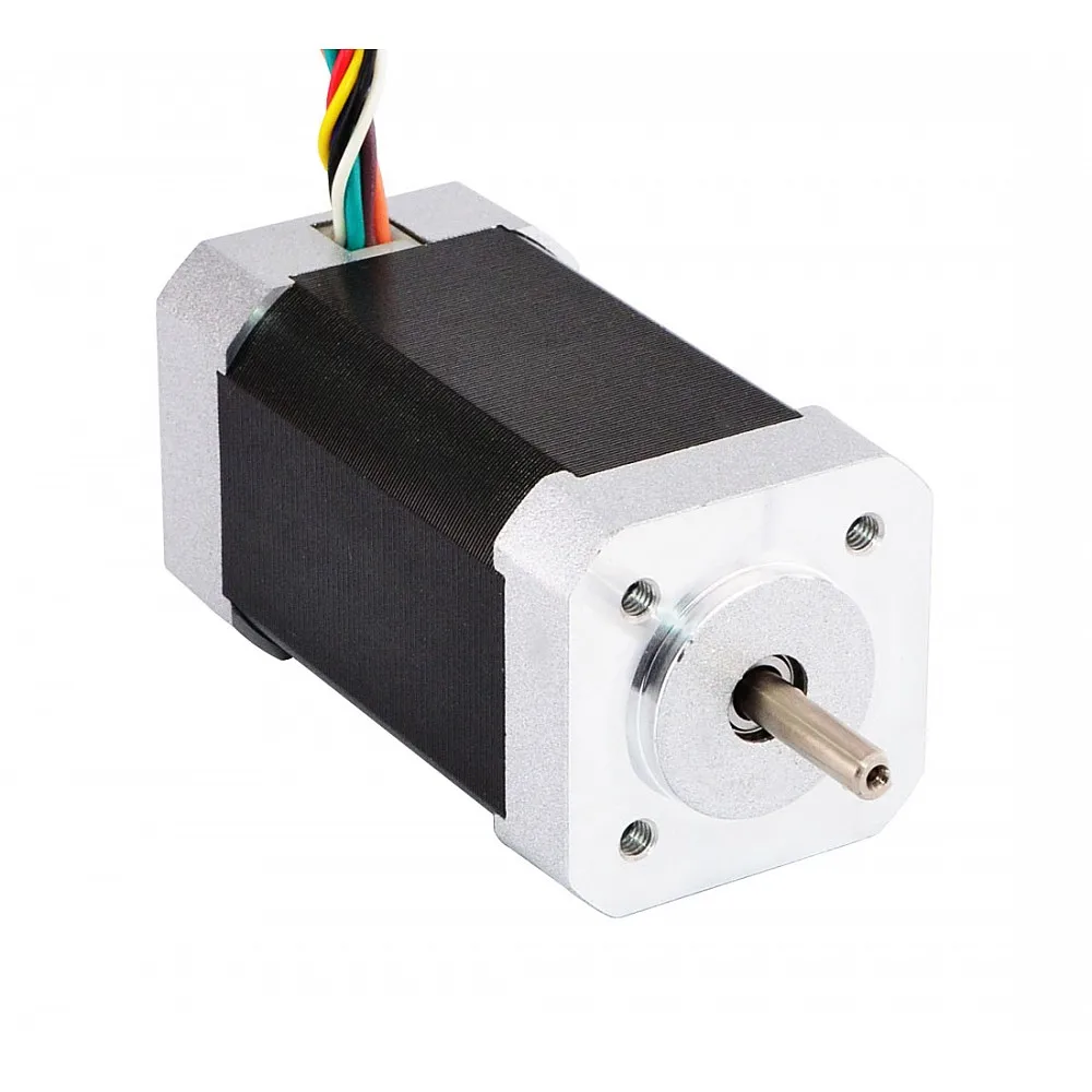 STEPPERONLINE-Motor de CC sin escobillas Nema 17, 0,185nm, 77,5 W, trifásico, 24V, 4,8a, 42x42x80mm, BLDC