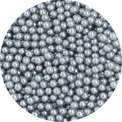 Colorful Imitation Pearl Beads for DIY Crafts and Decorations (Silver grey)