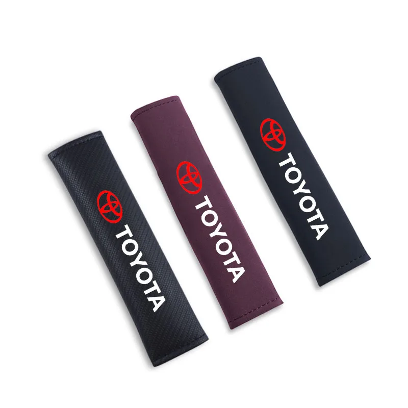 Universal Car Safety Belt Cover Adjustable Seat Belt Cover Shoulder Strap Covers For toyota camry chr corolla rav4 yaris prius