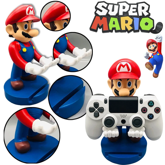 Support de téléphone à collectionner Super Mario Figure pour garçons,  support d'invite pour manette de jeu Nintendo, support de beurre pour  console PS5, ISub - AliExpress