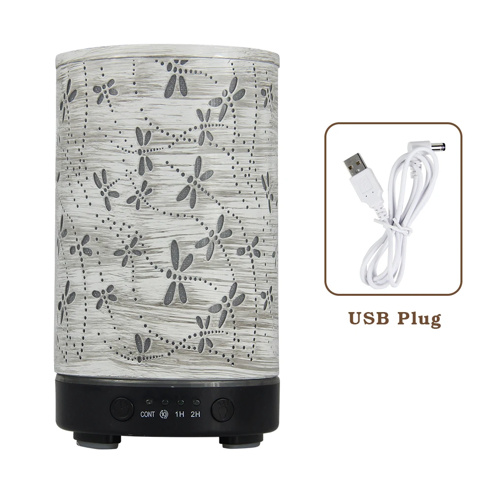 Dragonfly Cool Mist Essential Oil Diffuser with Auto Shut-Off, 100ml Capacity
