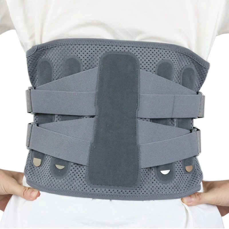 

3XL Widen Steel Abdomen Waist Spine Corrective Herniated Disc Orthopedic Posture Scoliosis Back Pain Brace Lumbar Support Belt