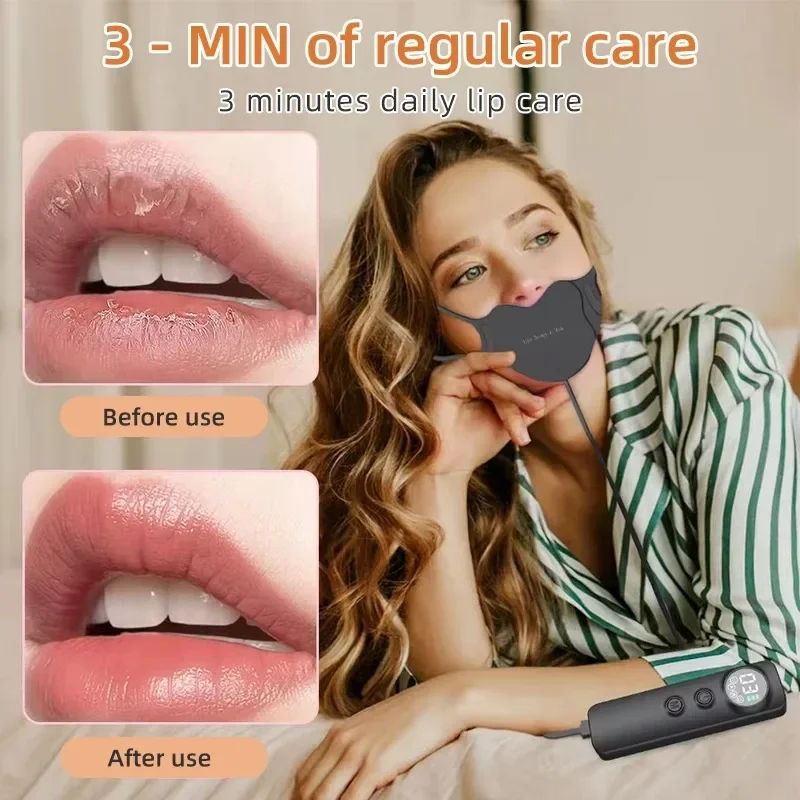 4 Modes Lip Beauty Products Reduce Lip Lines Skincare LED Light Brighten Lip Device Photon Infrared Red Lights Therapy Lip Masks