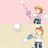 New Smoke Bubble Machine Gun Soap Bubble Blower Maker Gun Atmosphere Magic Automatic Outdoor Activity Flap Electric Water Bubble 4