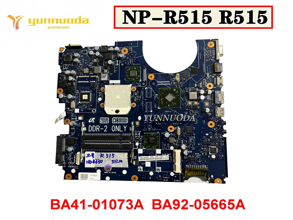 

Оригинальная материнская плата для ноутбука Samsung NP-R515 R515, оригинальная, проверенная, хорошая, бесплатная доставка