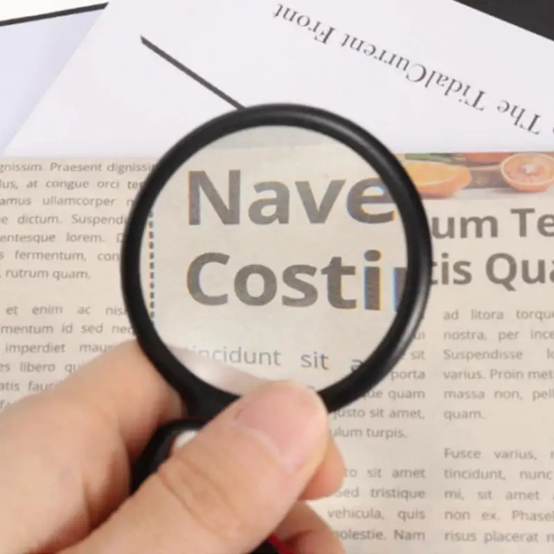 Jewelry Magnifier Reading Magnifier 10X Mini Pocket Folding Magnifier Glass Lens