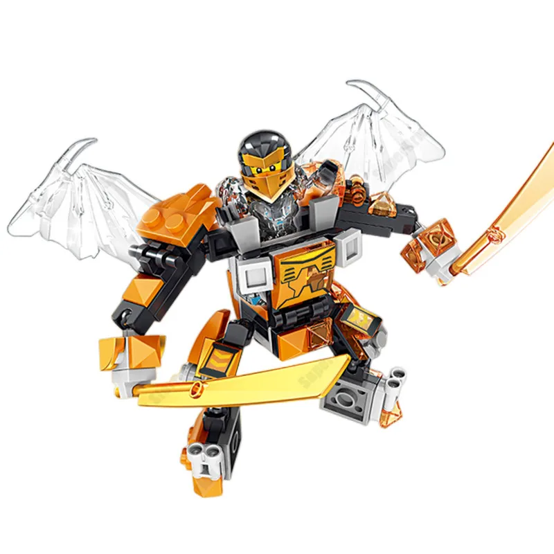 thumbnail image 1 of Bloques de construcción de dragón ninja, minifiguras compatibles, kit de ladrillos, modelo de película clásica, juguetes para niños, 1 of 5