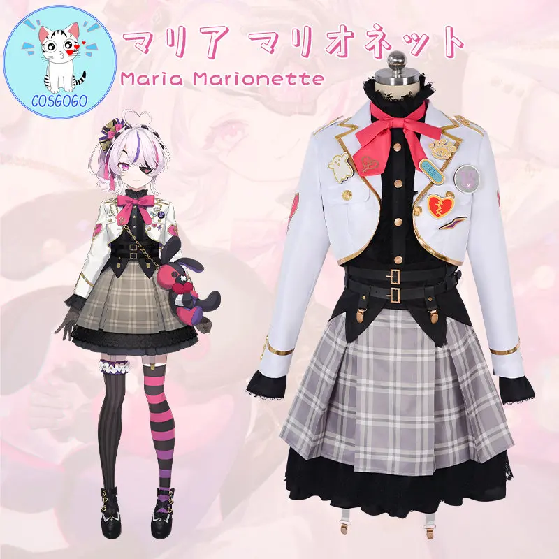 

Vtuber Nijisanji EN ILUNA Maria Marionette Cosplay Costume Halloween Sixth Women Outfits Anime Game Suits