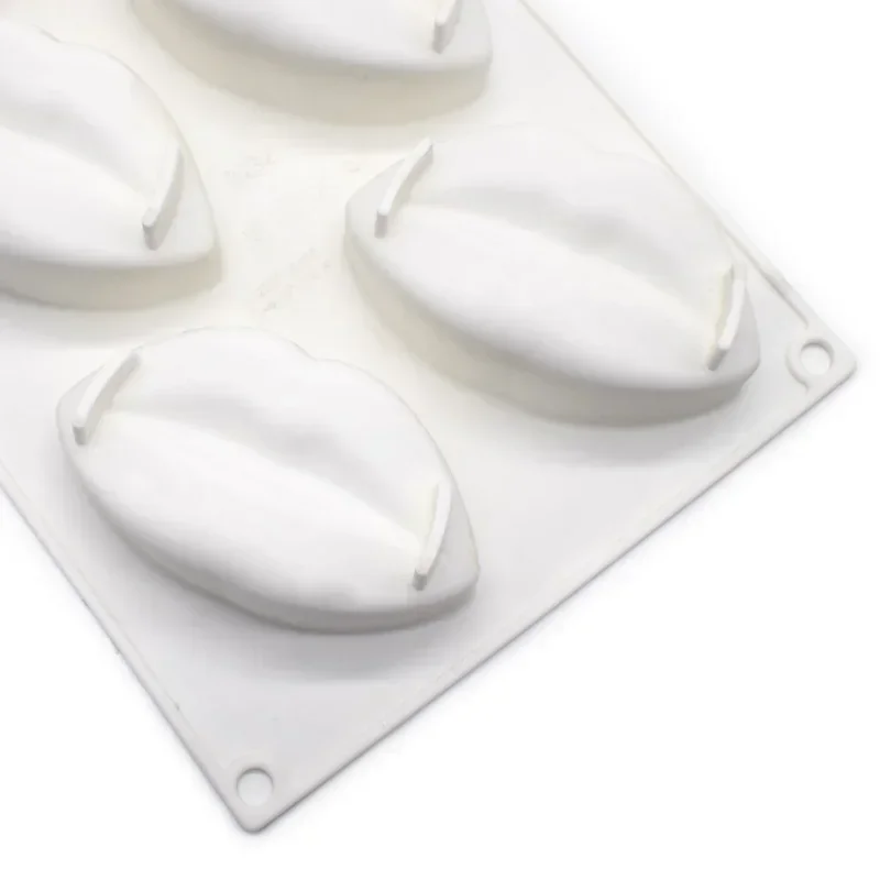 6 Cavity Sexy Lip Silicone Chocolate Mousse Mold Diy Handmade Dessert Soap Mould Cake Decorating Tools Kitchen Bakeware