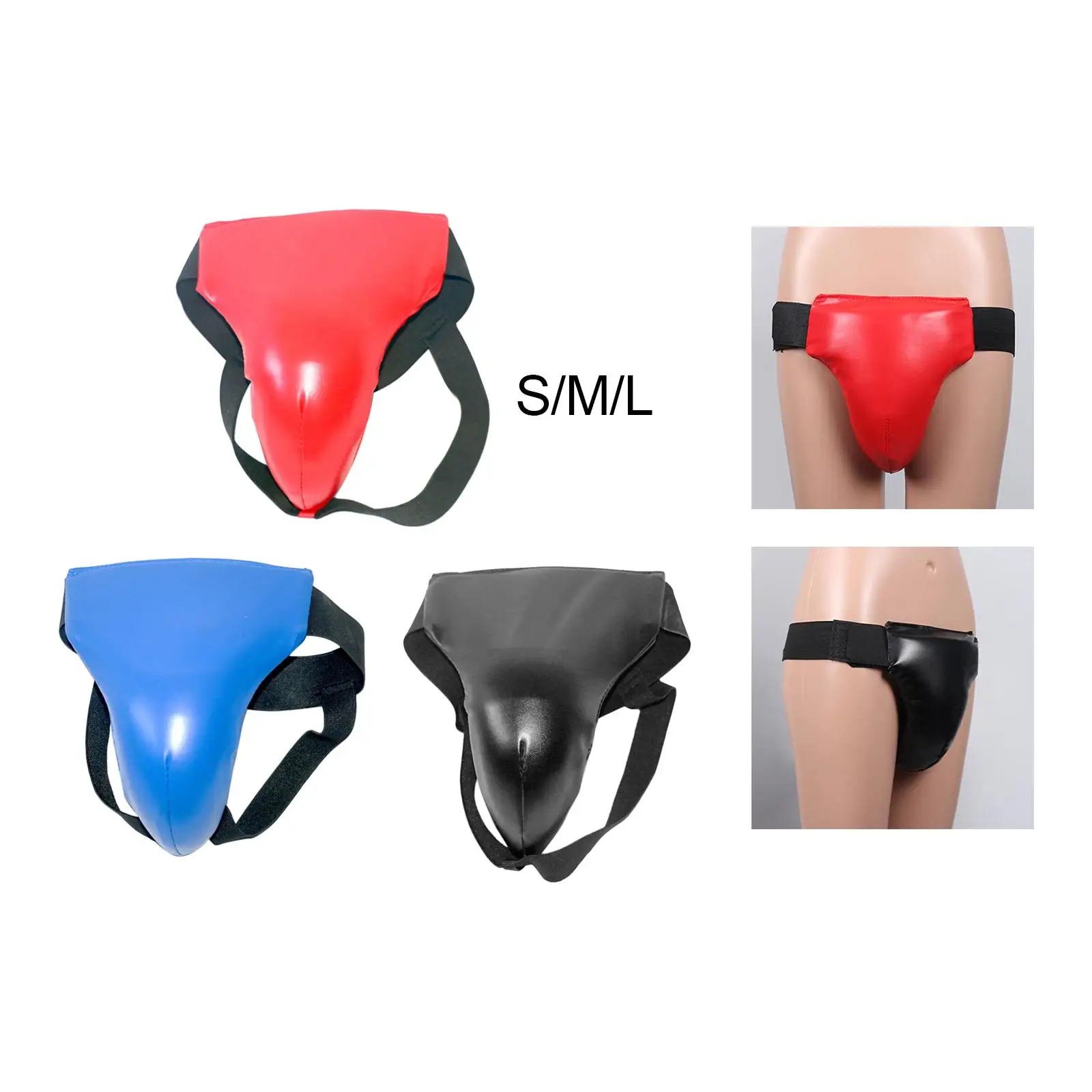 Groin Guard Jockstrap Crotch Protector Adjustable for Exercise Training Durable Taekwondo Groin Guard Abdominal