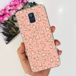 Transparent Soft Silicone Phone Case - Stylish and Sleek Design for A8 (2018) (Colorful)