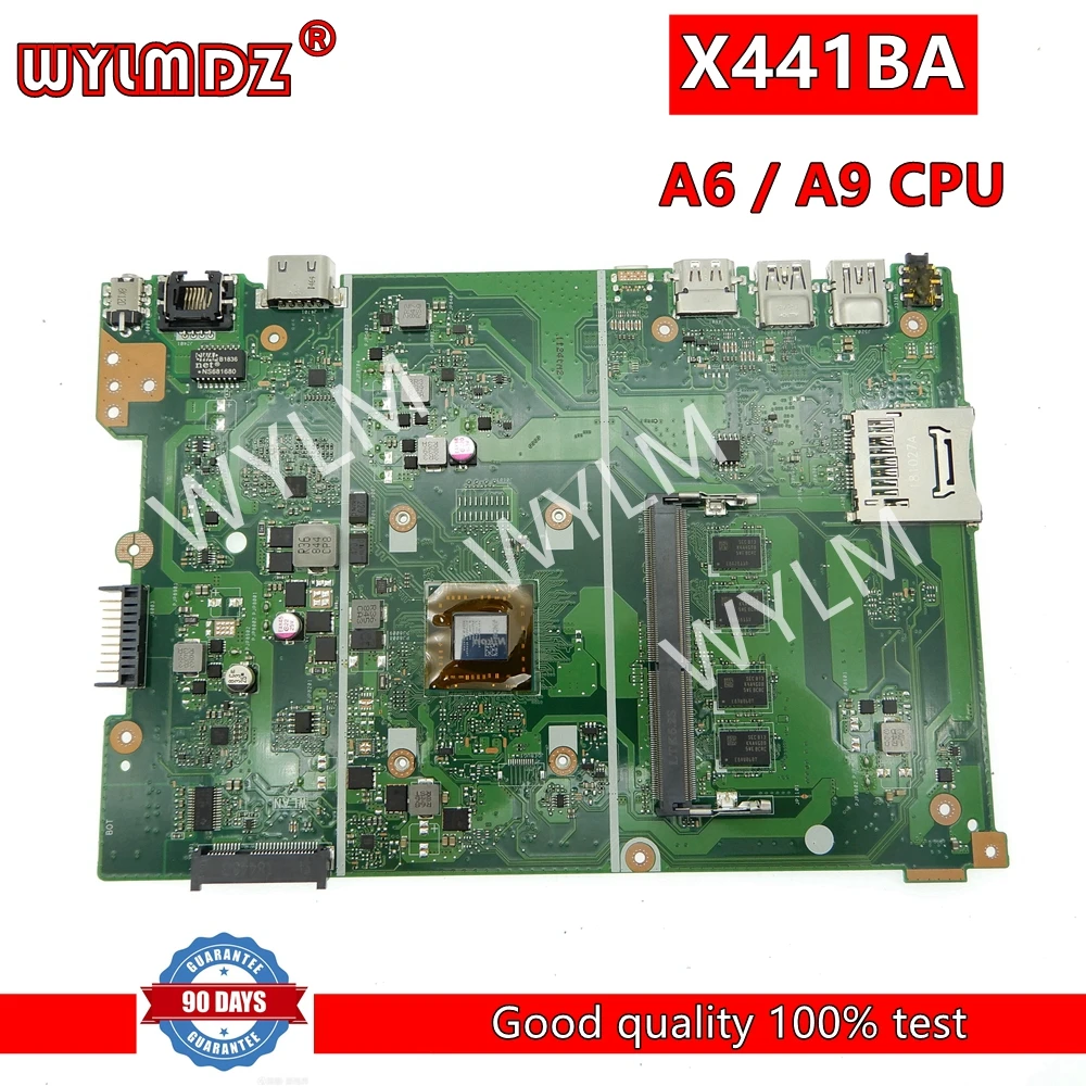 

X441BA A6 / A9 CPU 4G/8G RAM Материнская плата Asus X441BA A441B K441B F441B материнская плата для ноутбука